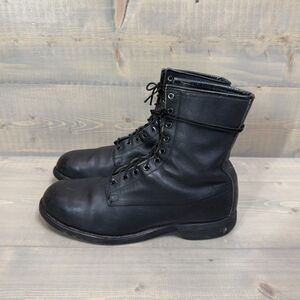 Vintage 1990 Addison Boot Co. US Military Leather Work Boots Men's 11 R